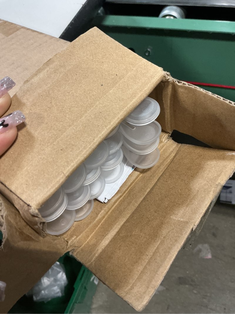 Condition photo showing Good Condition for changshade 6-pack pleated paper temporary shades light filtering cut to size temporary paper blinds for indoor windows of office, bedroom, bathroom, living room, 48" w x 72" h, brown brown 48" x 72"-6pc