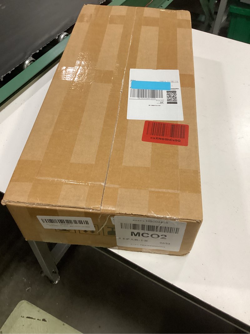 Condition photo showing New/Like New for 2-tier metal computer monitor stand & laptop desk shelf, 21.6 inches, 22w charging, 2 usb 3.0, 1 usb 2.0, heavy duty, black, metal usb hub fast charging version two-layer 550mm