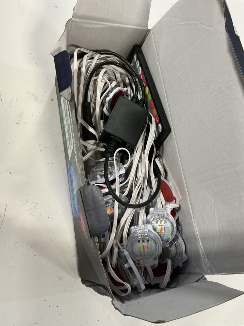 Condition photo showing Good Condition for 150FT Permanent Outdoor RGB Lights - Waterproof Smart LED Eaves Lights with App/Remote Control, Music Sync & DIY Scenes, Perfect for Christmas, Halloween, Parties & Daily Decor, Ideal for House Roof