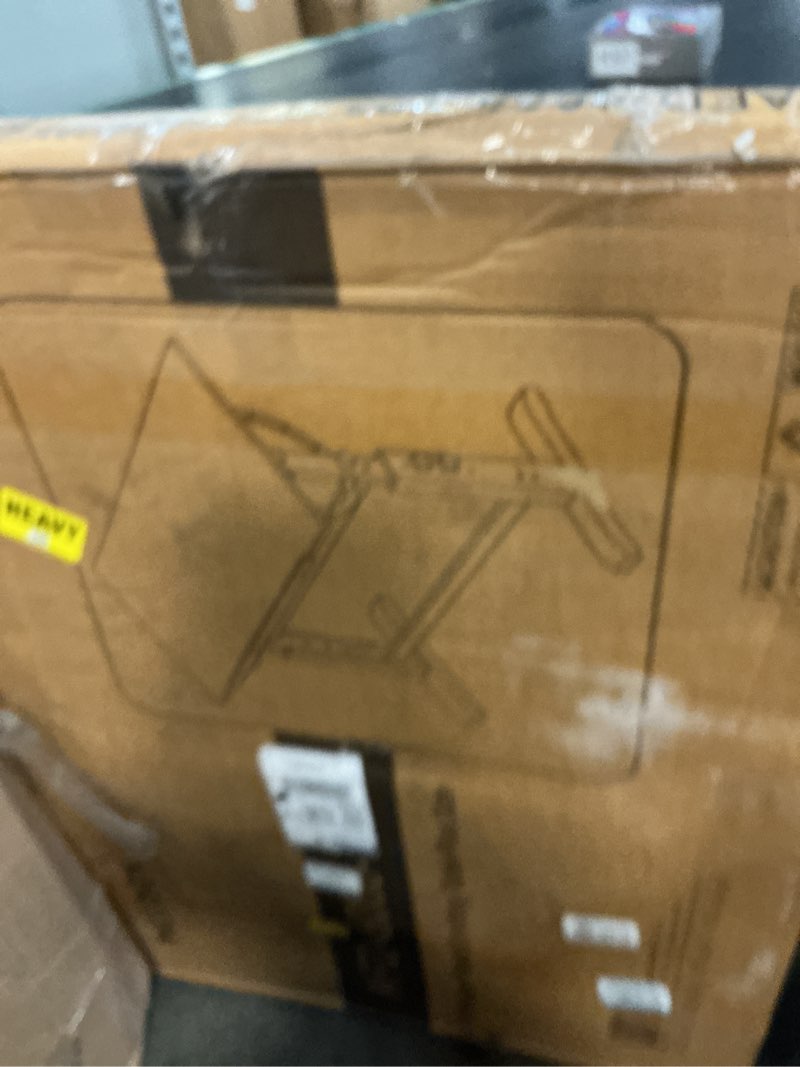 Condition photo showing New/Like New for MEEDEN Extra-Large Wood Drafting Table: 42" x 30" Artist Drawing Desk - Height Adjustable Art Craft Table - Tilting Table for Adults Painting Reading Writing Sketching Walnut