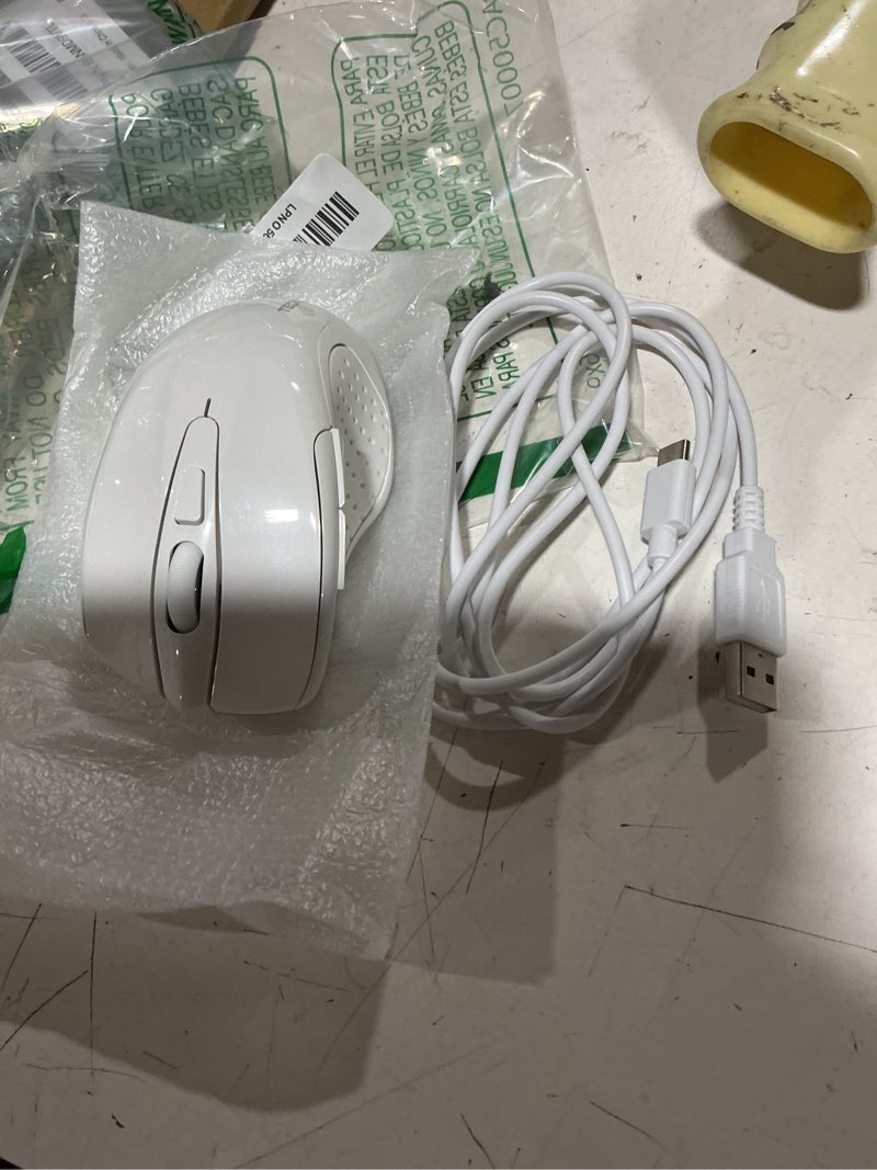 Condition photo showing Good Condition for tecknet wireless mouse (bt5.0/3.0 & 2.4g) rechargeable 4800 dpi silent usb a & bluetooth mouse 6 buttons, wide compatibility - white