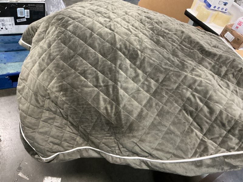 Condition photo showing As Is for wnpethome orthopedic xl dog beds large sized dog, waterproof extra large dogs bed with removable washable cover, multi-needle quilting dogs crate bed dark green 42"l x 30"w x 4"th