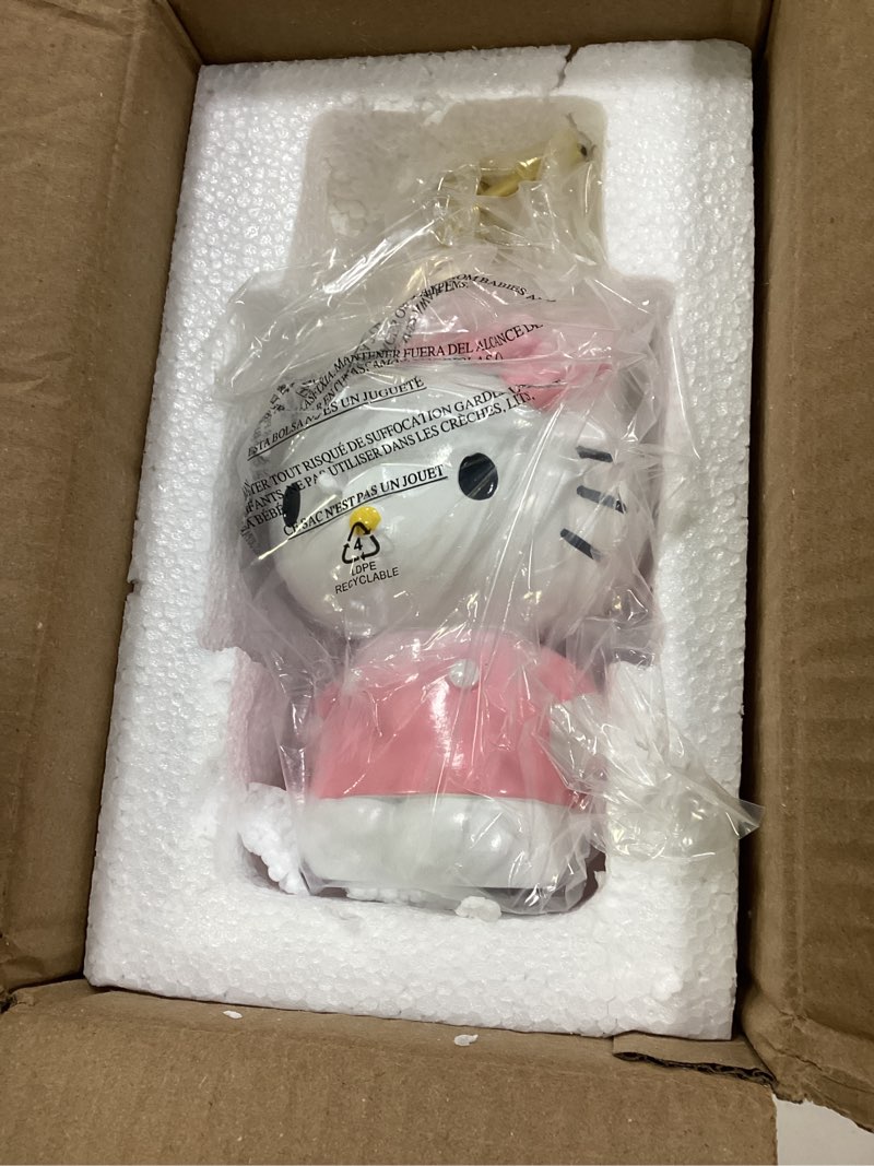 Condition photo showing Good Condition for Hello Kitty Soap Dispenser - Pink Resin Pump for Lotion, Liquid Soap or Hand Sanitizer - Bathroom Décor