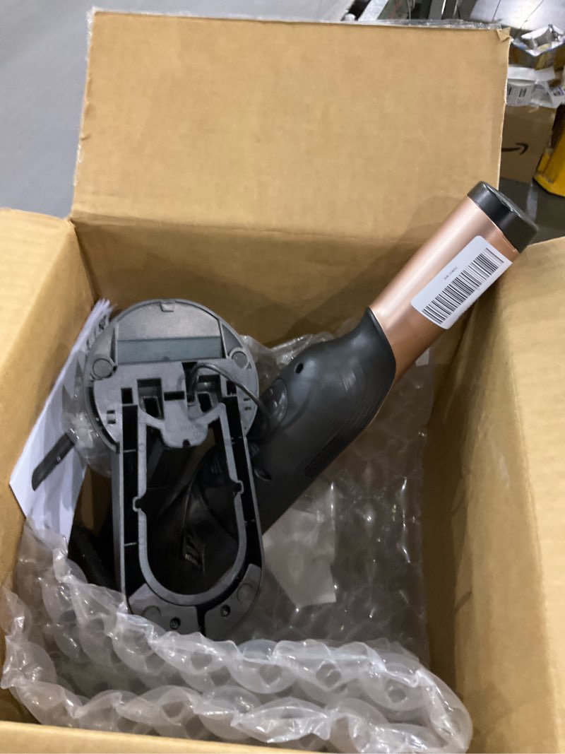 Condition photo showing As Is for Shark WANDVAC Cordless Hand Vac, Lightweight, Portable at 1.4 lbs., Powerful Suction, Charging Dock, One-Touch Empty for Car & Home, Multi-Surface Pet Tool & Duster Crevice Tool, Rose Gold, WV201RGBRN