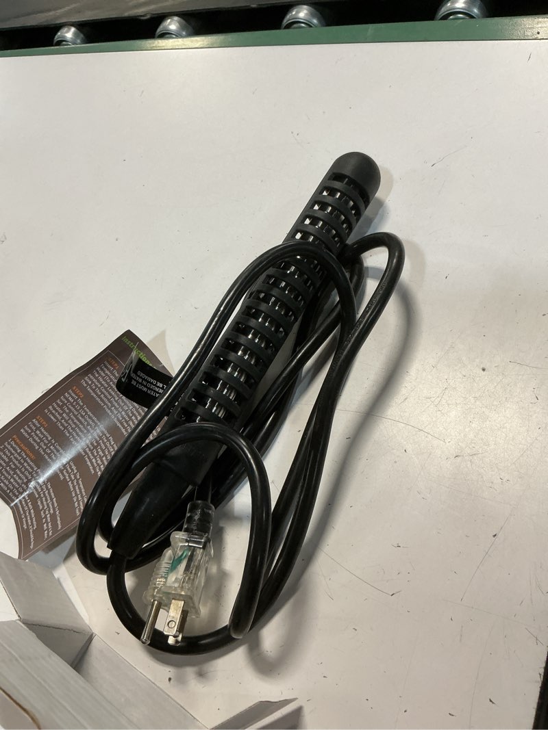 Condition photo showing As Is for grillme 1000w immersion water heater with intelligent temperature controller,fully submersible portable electric heater,5 galons bucket heater,100% waterproof,316l shell,easy and convenient to use