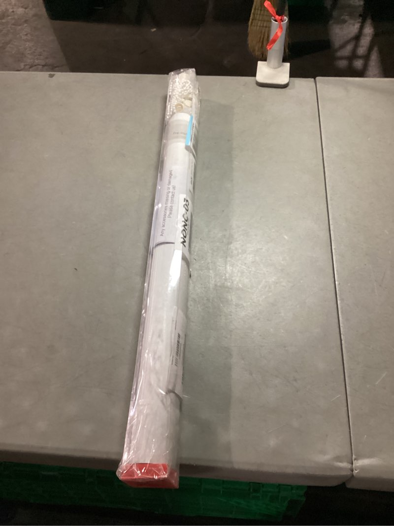 Condition photo showing Good Condition for nutro chill blinds for indoor windows, blackout blinds with thermal insulated, uv protection roller shades for home, kitchen, bathroom (24" w x 68" l, white) white 24"w x 68"h