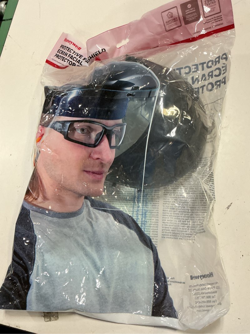 Condition photo showing New/Like New for honeywell ademco protective face shield (rws-51133)