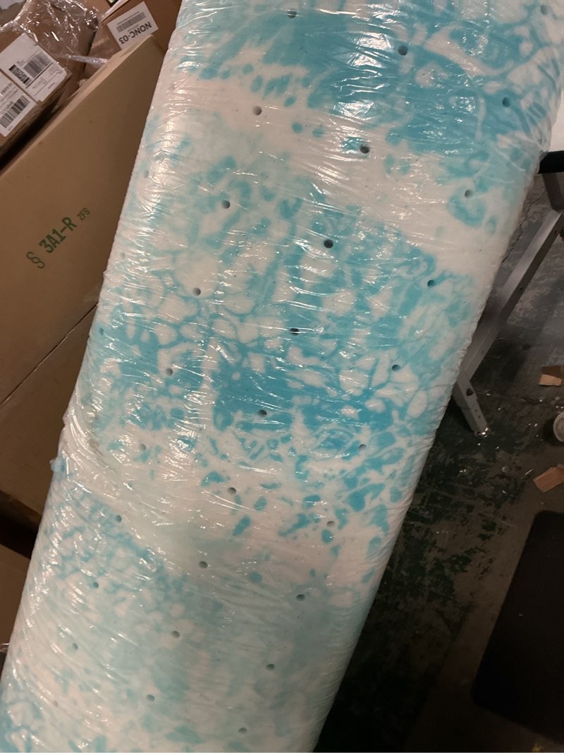 Condition photo showing Good Condition for extra firm mattress topper full: 3 inch high density bed topper, extra support mattress pad for back pain relief, breathable washable cover with anti-slip straps, certipur-us oeko-tex certified 75x54 full extra firm