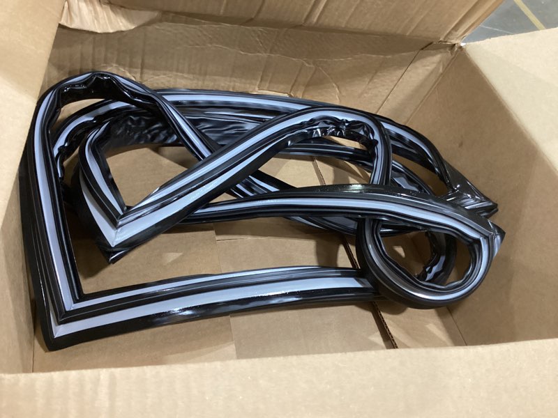 Condition photo showing As Is for upgraded 242193212 refrigerator door gasket compatible with frigidaire kenmore refrigerator door gasket ap5806924 ps9493822 refrigerator door seal fftr1814twb fftr1814twg fftr1821ts0 fridge seal black