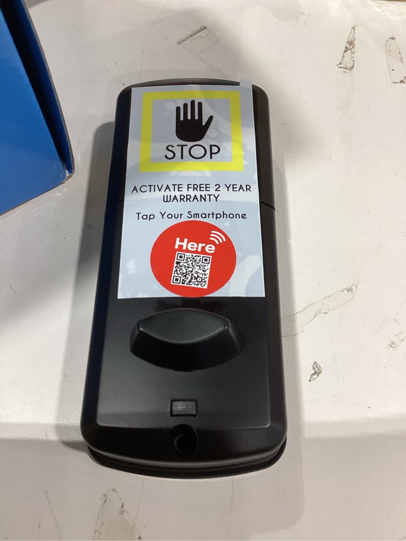 Condition photo showing New/Like New for LOCKSTAR® Smart Door Lock • Keyless Entry Deadbolt Door Lock • Multiple Entry Methods – APP • Fingerprint Touch ID • Keypad Code • Card FOB • Traditional Key • Smart Home Devices Black