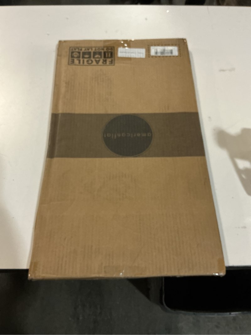 Condition photo showing As Is for Americanflat 10x20 Collage Picture Frame with Polished Plexiglass - Fits Three 5x7 Photos or One 10x20 Picture - Signature Collection - Gallery Frame Set for Wall Display - White