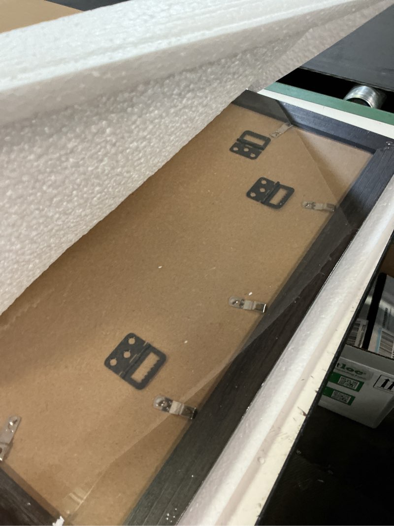 Condition photo showing Good Condition for 16x20 diploma frames 12x16 with black mat, fits degree certificate document, 20 x 16 walnut color frame with tempered glass panel for wall mounting black mat-1 16x20 for 12x16 with mat