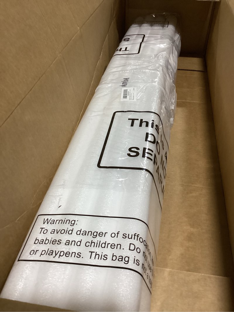 Condition photo showing As Is for Amylove 12 Pcs 3.3 Feet Foam Pipe Insulation Foam Tube Insulating Water Pipe Pool Swim Noodles Pre Slit Heat Preservation Pipes Covers for Tubing Outdoor Winter Freeze Protection(White,1/2 Inch) 1/2 Inch White 12