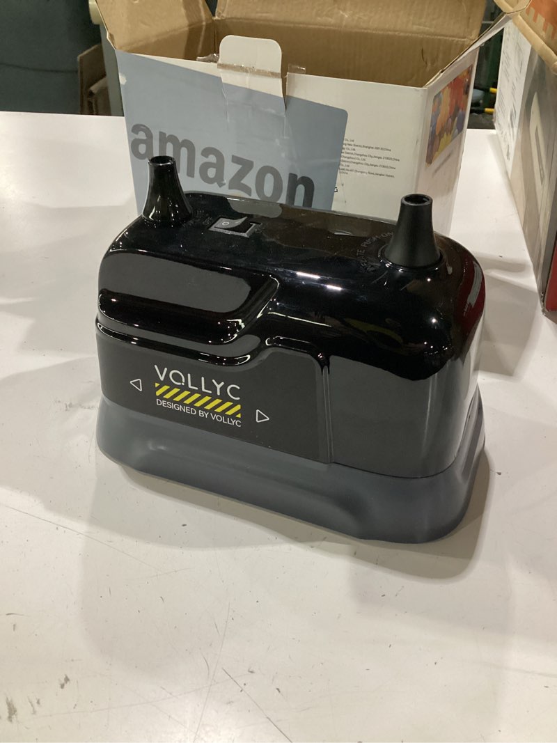 Condition photo showing Good Condition for balloon pump electric, dual nozzle balloon inflator air pump, fast & easy inflation for party decorations, birthday, wedding, baby shower – lightweight, portable balloon blower machine