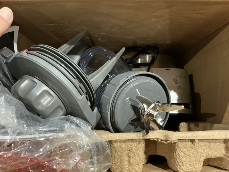 Condition photo showing As Is for ninja ss151 twisti blender duo, high-speed 1600 wp smoothie maker & nutrient extractor* 5 functions smoothie, spreads & more, smarttorque, 34-oz. pitcher & (2) to-go cups, gray 1400 peak watts
