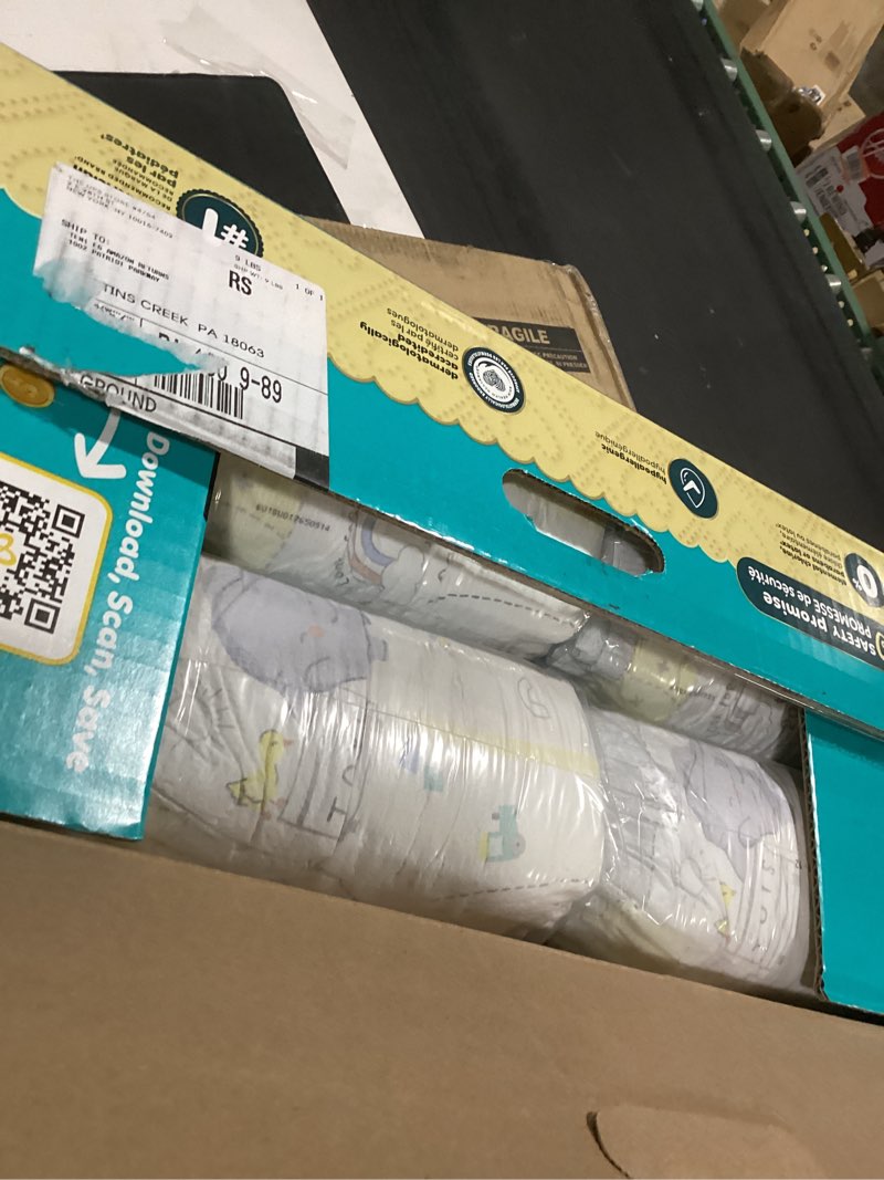 Condition photo showing New/Like New for pampers baby diapers - swaddlers - size 5, 104 count, ultra absorbent disposable infant diaper size 5 104