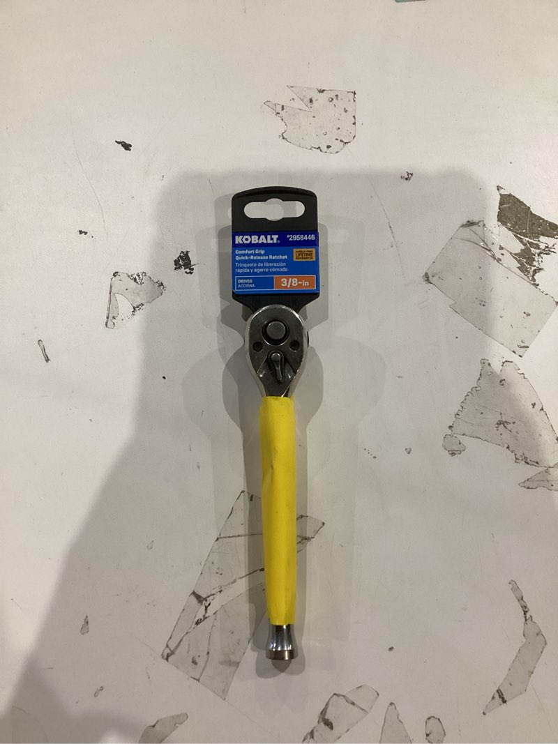 Condition photo showing As Is for k.balt 72 -tooth 3/8-in drive comfort grip handle flexible head ratchet