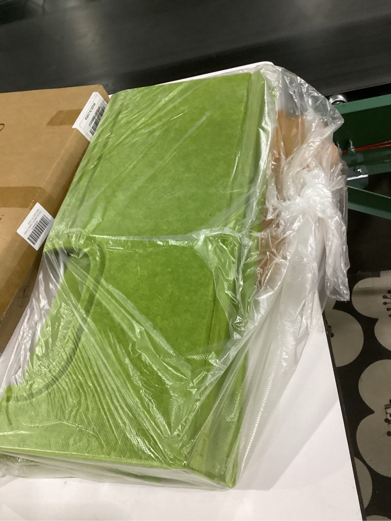 Condition photo showing New/Like New for Small Cat Tree Tower, Indoor Cat House Condo with Hideaway Bed Cave & Toy, Modern Cube Castle for 1-2 Kittens