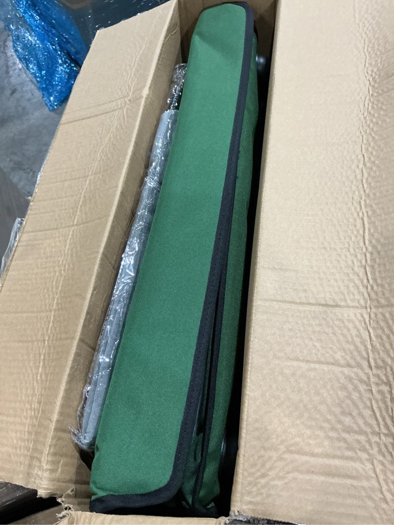 Condition photo showing Good Condition for weatherproof heated cat house for outdoor in winter, heated cat bed kitty shelter with cat heating pad, insulated & safe escape door, warm home for outside stray cat green 16"x26"x14"