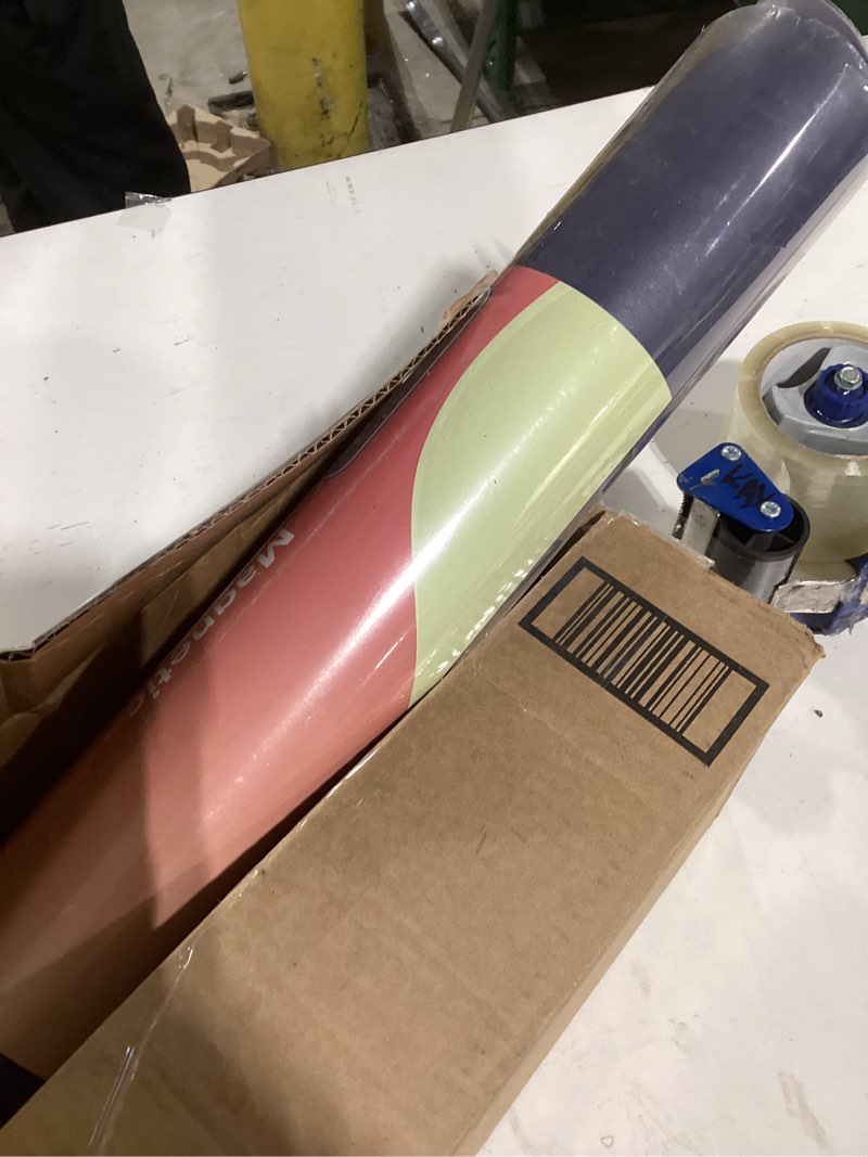 Condition photo showing New/Like New for Arch Magnetic Wall Decal - 48" x 24" Matte Finish Chalkboard Sticker for Wall - Magnetic Board for Playroom, Home Classroom(Deep Grey) Deep Grey 48"W x 24"H