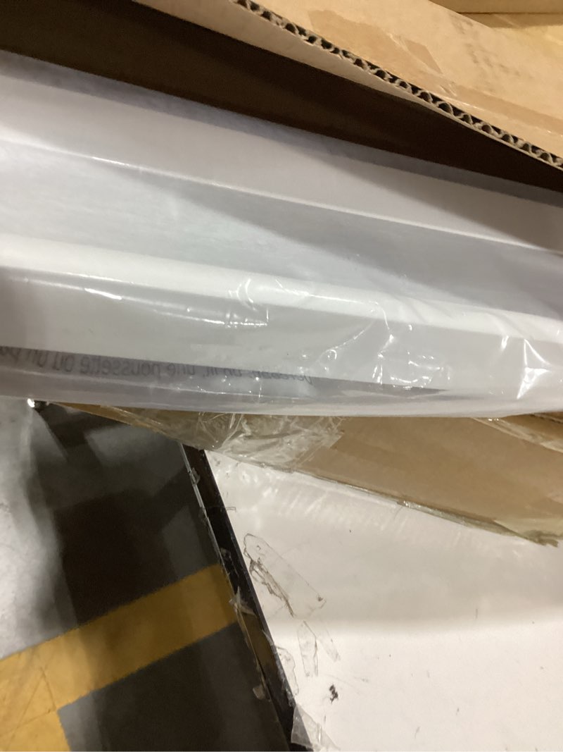 Condition photo showing New/Like New for lazblinds cordless cellular shades, blackout privacy honeycomb shades for home, thermal insulation noise reduction blinds for windows, 29'' w x 48'' h, white blackout-white 29'' w x 48'' h