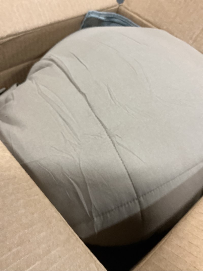 Condition photo showing As Is for Bare Home Comforter Set - Size - Ultra-Soft - Goose Down Alternative - Premium 1800 Series - All Season Warmth (King/Cal King, Taupe) King/Cal King 08 - Taupe