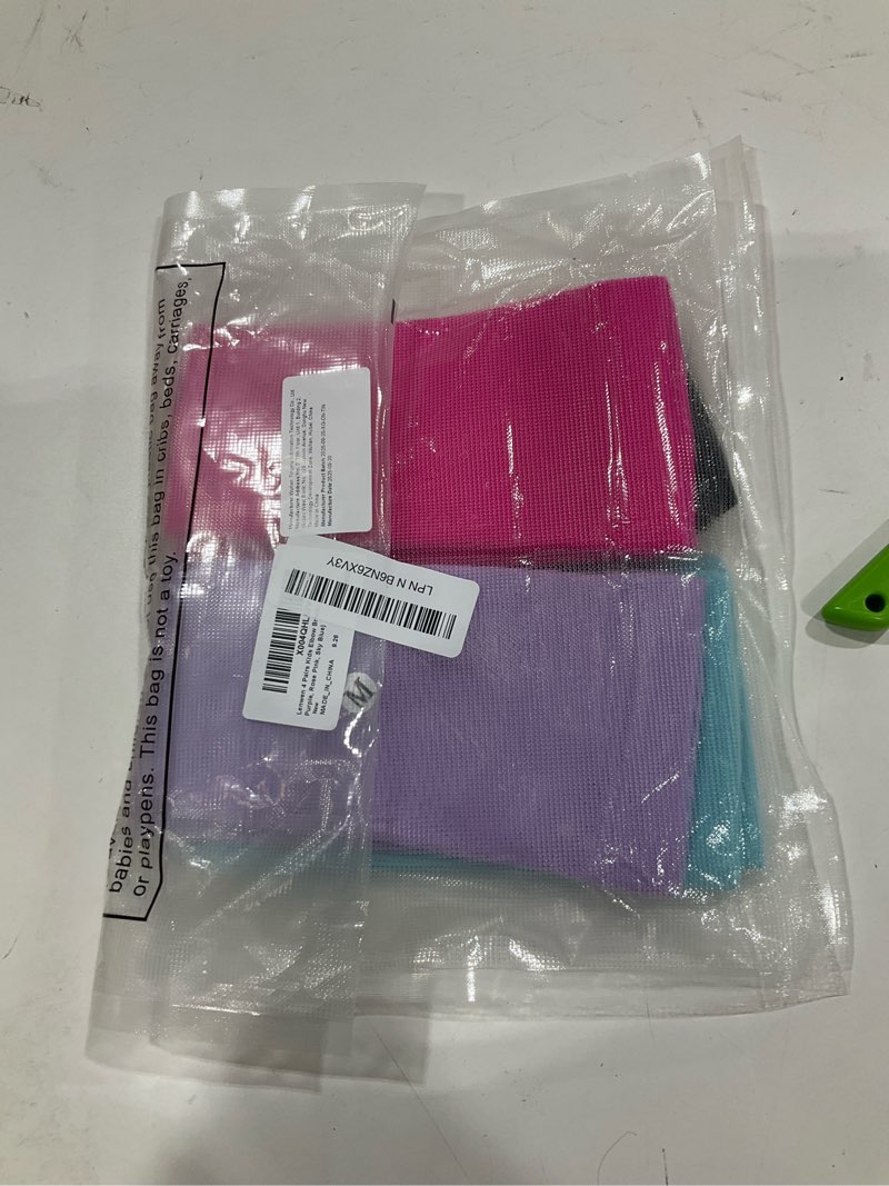 Condition photo showing As Is for Lenwen 4 Pairs Kids Elbow Brace Compression Arm Elbow Sleeve Knit Guard Gym Protectors for Boys Teen Children Girls Basketball Volleyball Tennis Cycling(5-10 Years,Black, Purple, Rose Pink, Sky Blue) Black, Purple, Rose Pink, Sky Blue 5-10 Years