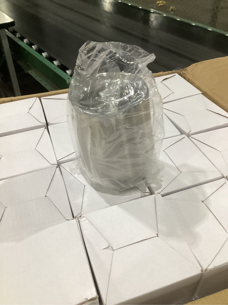 Condition photo showing Good Condition for (missing tumblers)sieral 40 pack insulated wine tumbler 12 oz stainless steel wine cup with lid straw travel coffee mug double wall vacuum for employee team appreciation wedding school cna week(black, white, silver)