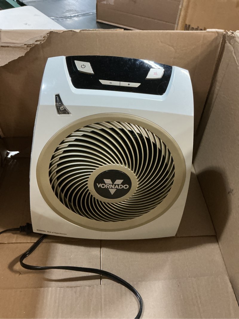 Condition photo showing As Is for Vornado AVH10 (2025) Space Heater for Home, Fan Only Option, Digital Display with Adjustable Thermostat, Advanced Safety Features, Auto Climate Control, Whole Room Electric Heater for Indoors, White AVH10 (2025 Model)