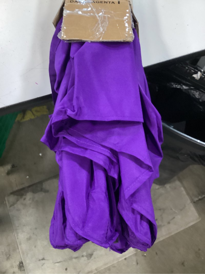 Condition photo showing Good Condition for blissun 9' outdoor patio umbrella, outdoor table umbrella, yard umbrella, market umbrella with 8 sturdy ribs, push button tilt and crank purple