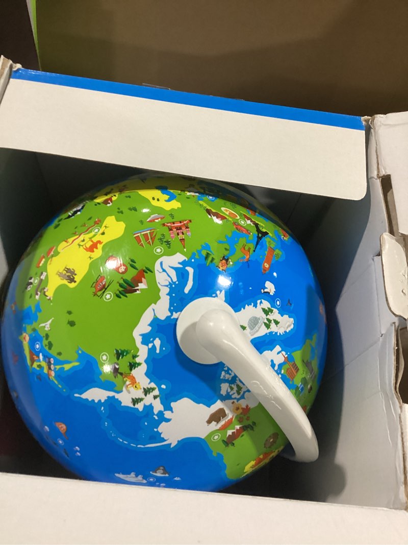 Condition photo showing New/Like New for PlayShifu Globe for Children – Orboot Earth: Interactive Kids Globe with 1000+ Facts on Animals, Places & Monuments | Tech-Powered Learning Toy & STEM Gift for Kids Ages 4–10