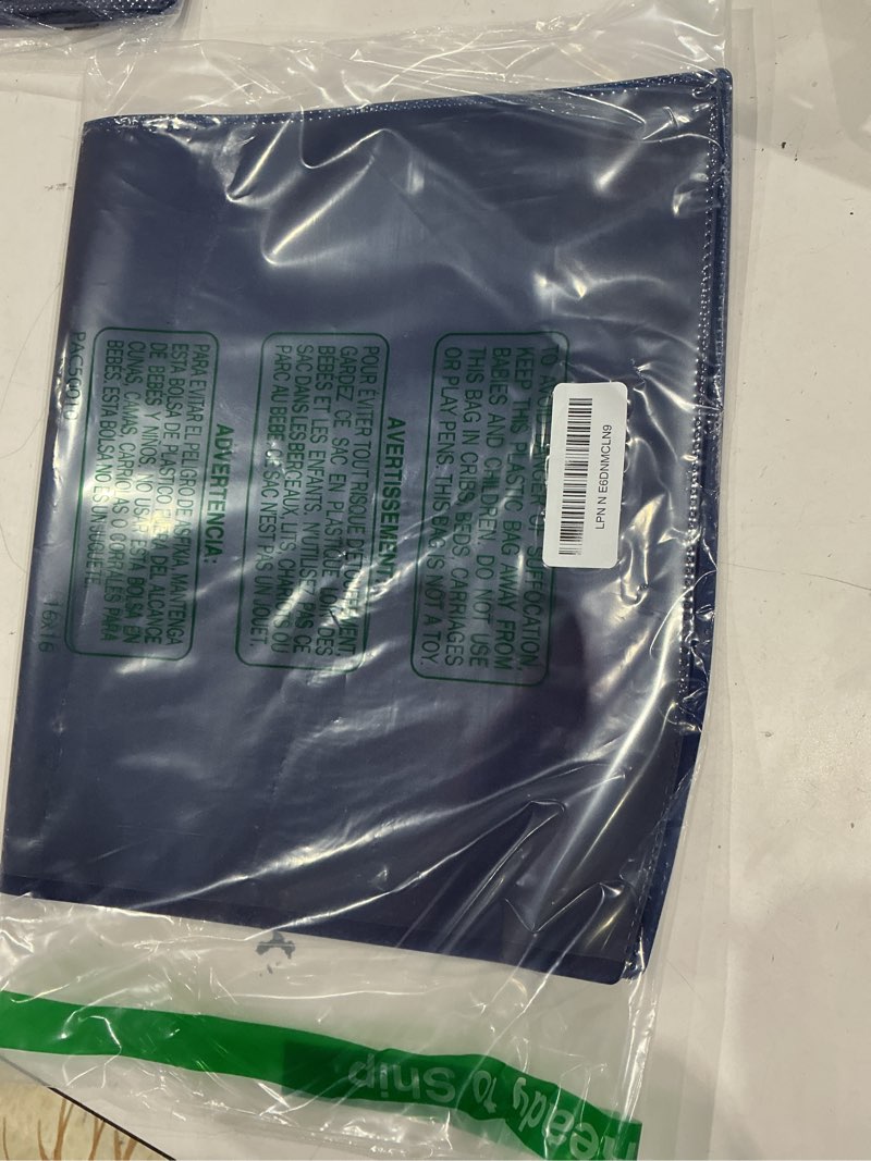 Condition photo showing Good Condition for izzy's folder 6-pocket, water resistant, patented tear-resistant, flexible plastic, proudly made in usa, binder substitute (izz-6-53 navy blue)