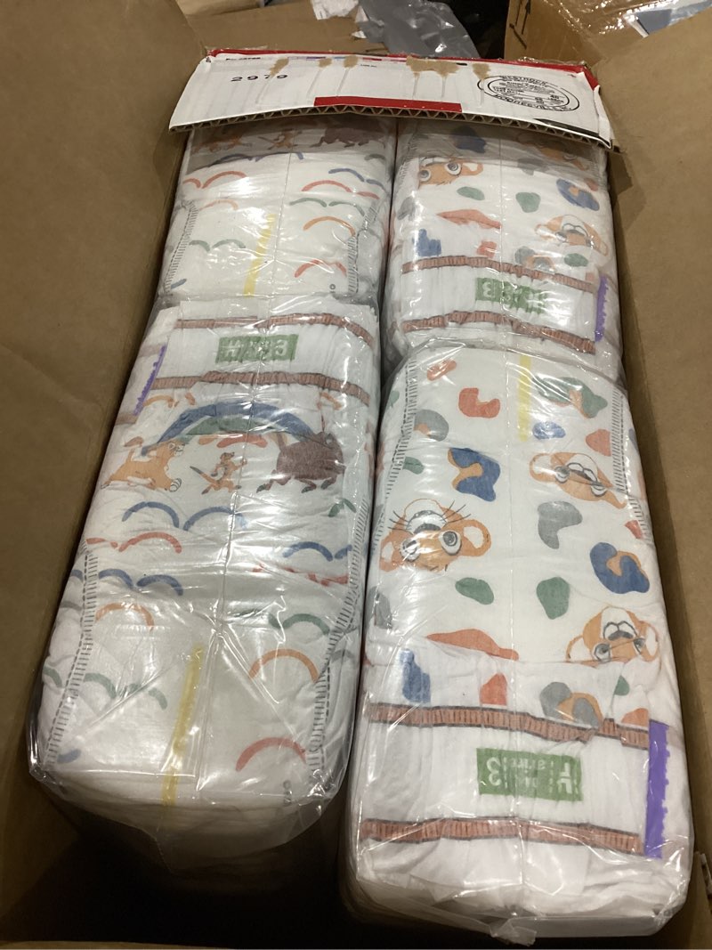 Condition photo showing New/Like New for huggies little movers baby disposable diapers - size 4 -120ct