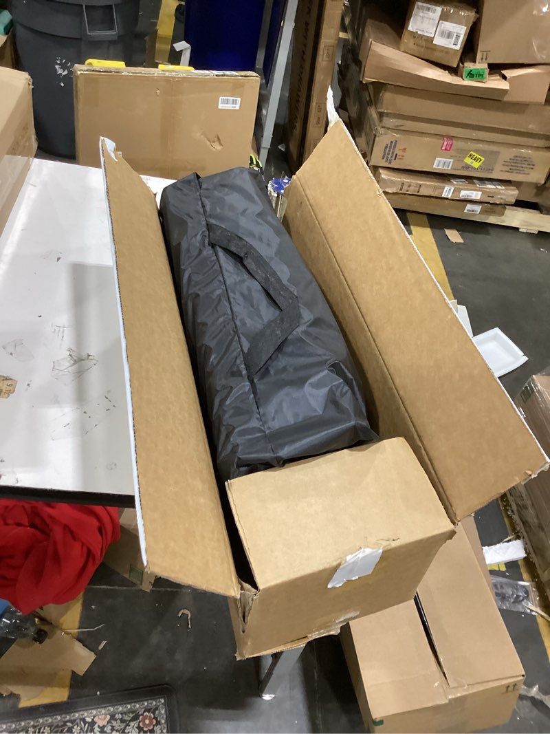 Condition photo showing Good Condition for Aluminum Roll Top Camping Table, Adjustable Height Camping Table Folding with Storage Net & Bag Lightweight Roll Up Table for Indoor Outdoor Backyard BBQ Patio Picnic, 47.2” X 21.6”, Black