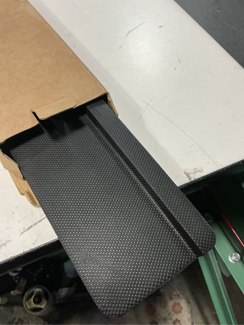Condition photo showing Good Condition for leolee l-shaped desk long wrist rest elbow 60cm, black memory foam arm rest for desk with non-slip base, ergonomic desk edge cushion, wrist support for computer keyboard, typing, office, home black-60cm-1pcs