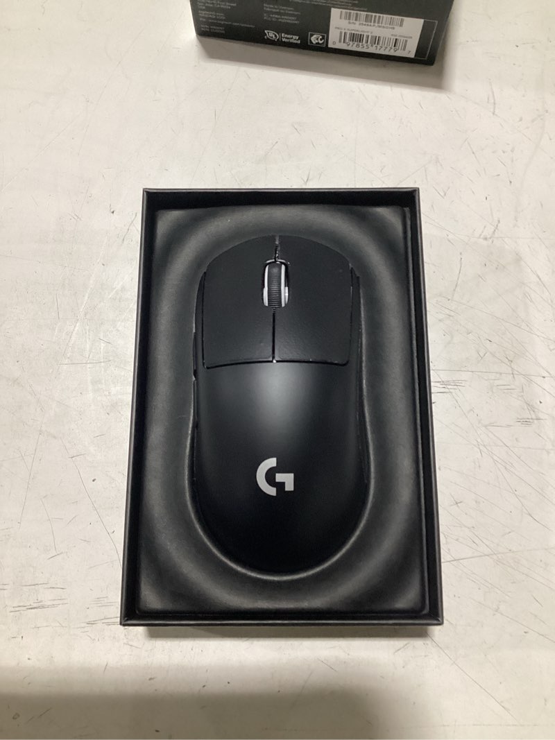 Condition photo showing As Is for logitech g pro x superlight 2 lightspeed wireless gaming mouse - black