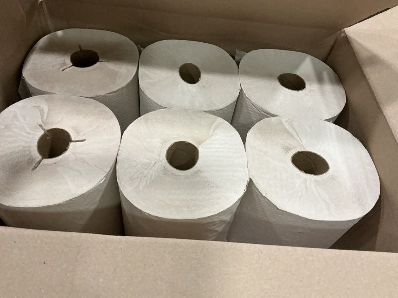 Condition photo showing Good Condition for tork hand towel roll natural h80, universal, 100% recycled fiber, 6 rolls x 800 ft, 8031300