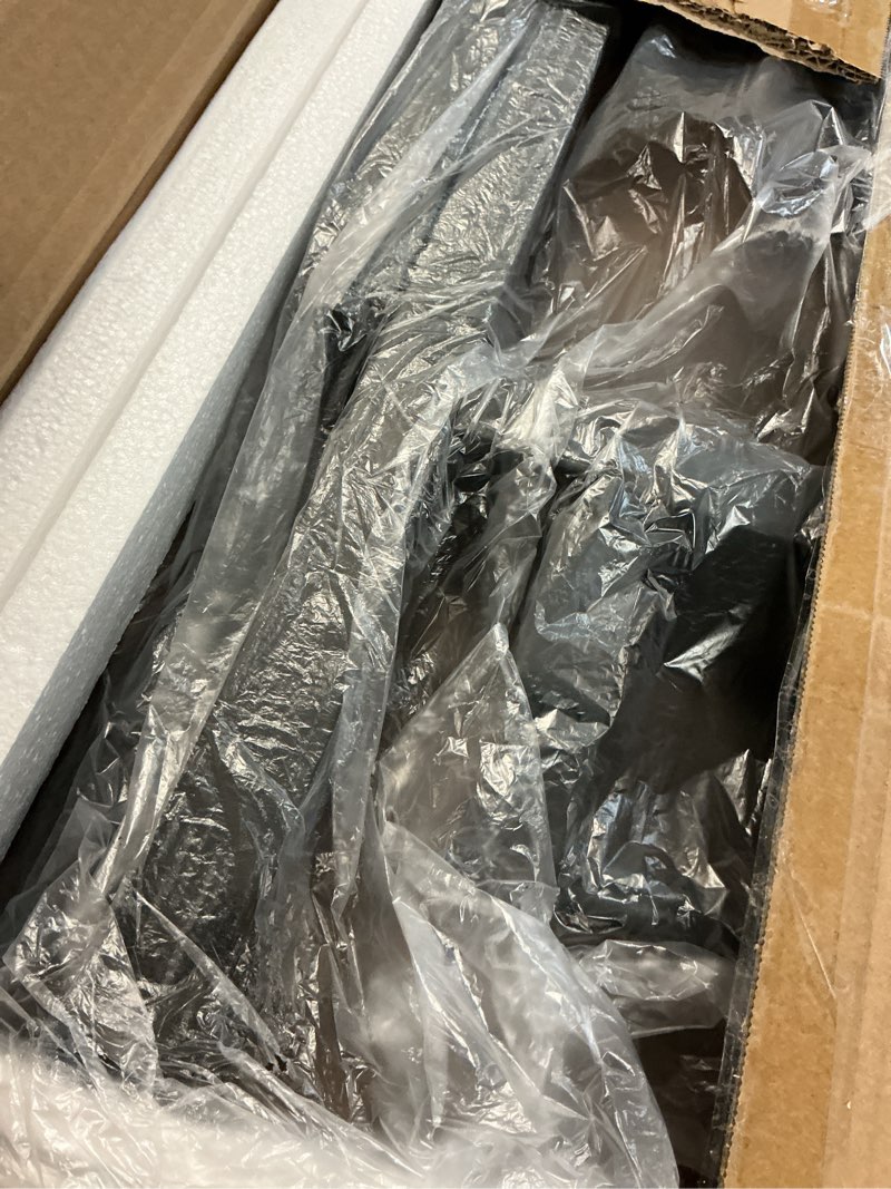 Condition photo showing Good Condition for temi small computer desk folding table - 35.8" foldable office desk, no assembly, perfect for small spaces in bedroom, dorm, or apartment, portable mini desk or study table with compact design, brown 35.8 inch no power outlets rustic brown