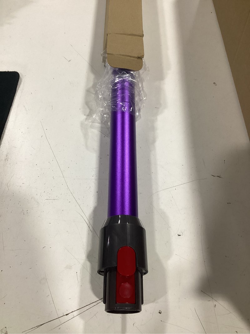 Condition photo showing New/Like New for gylbf quick release wand compatible for dyson v15 v11 v10 v8 v7 stick vacuum cleaners, vacuums attachment extension tube, 28.3 in (purple)