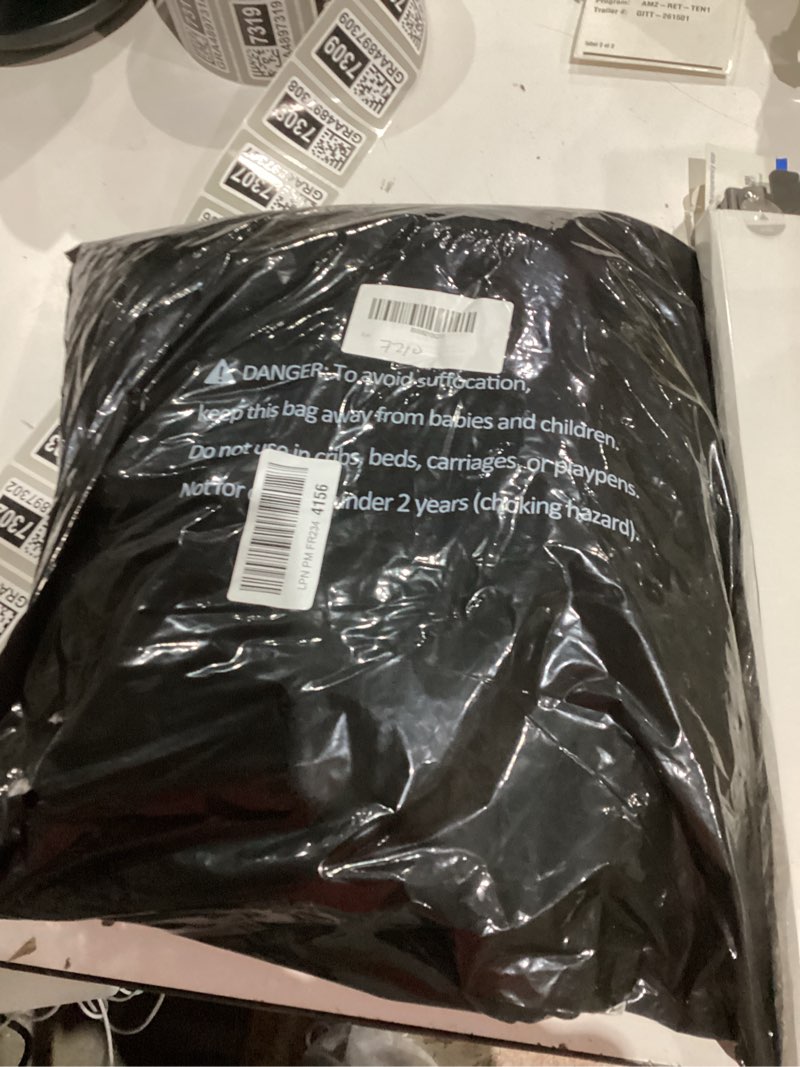 Condition photo showing As Is for Weighted Blanket 10lbs 48"x72", Cooling Heavy Throw for 80-120lbs Persons, Premium Glass Beads & Soft Breathable Fabric for All-Season Sleeping Comfort 10lbs 48” x 72“