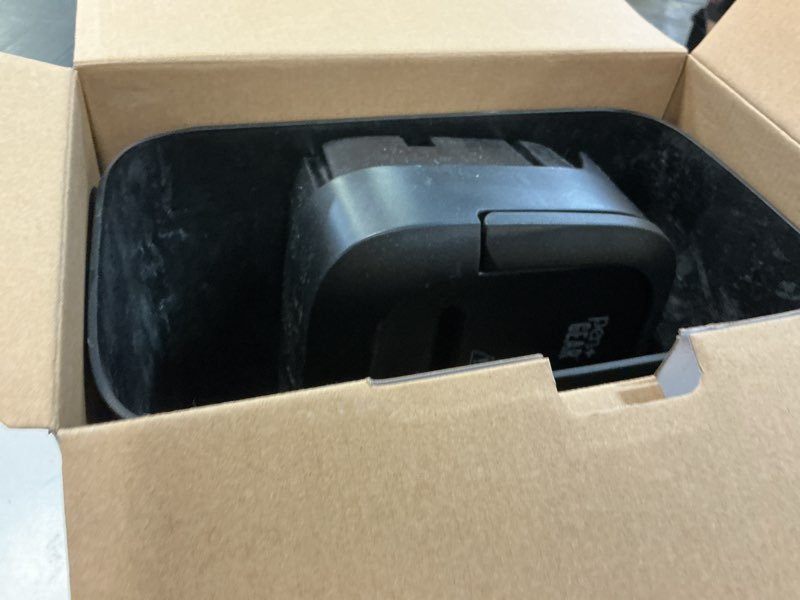 Condition photo showing As Is for pen+gear 6-sheet cross-cut paper/credit card shredder with 3.7 gallon bin, black, home & office use