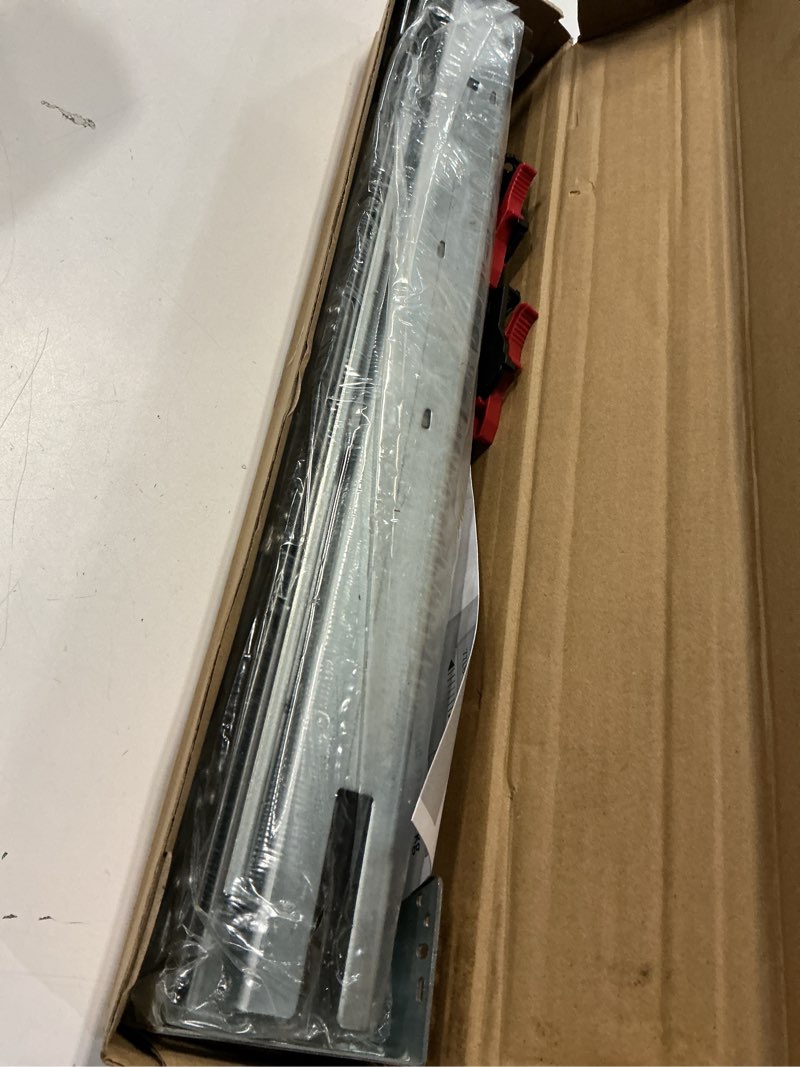 Condition photo showing Good Condition for Soft Close Bottom Mount Drawer Slides 18 Inch Rails with Rear mounting Bracket Locking Devices Screws for Face Frame Or Frameless Application?18 inch, 1 Pair? 18 Inch 1 Pair