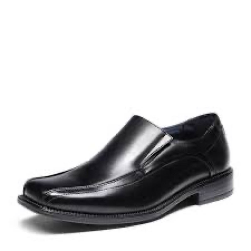 bruno marc men's slip on dress loafers shoes,size 9.5w,black,statewide-01