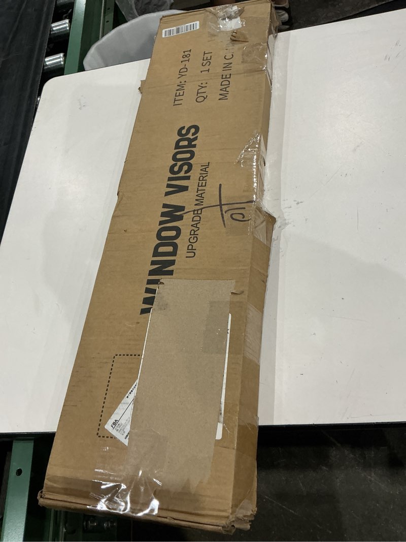 Condition photo showing Good Condition for (car type unknown)window visors upgrade material