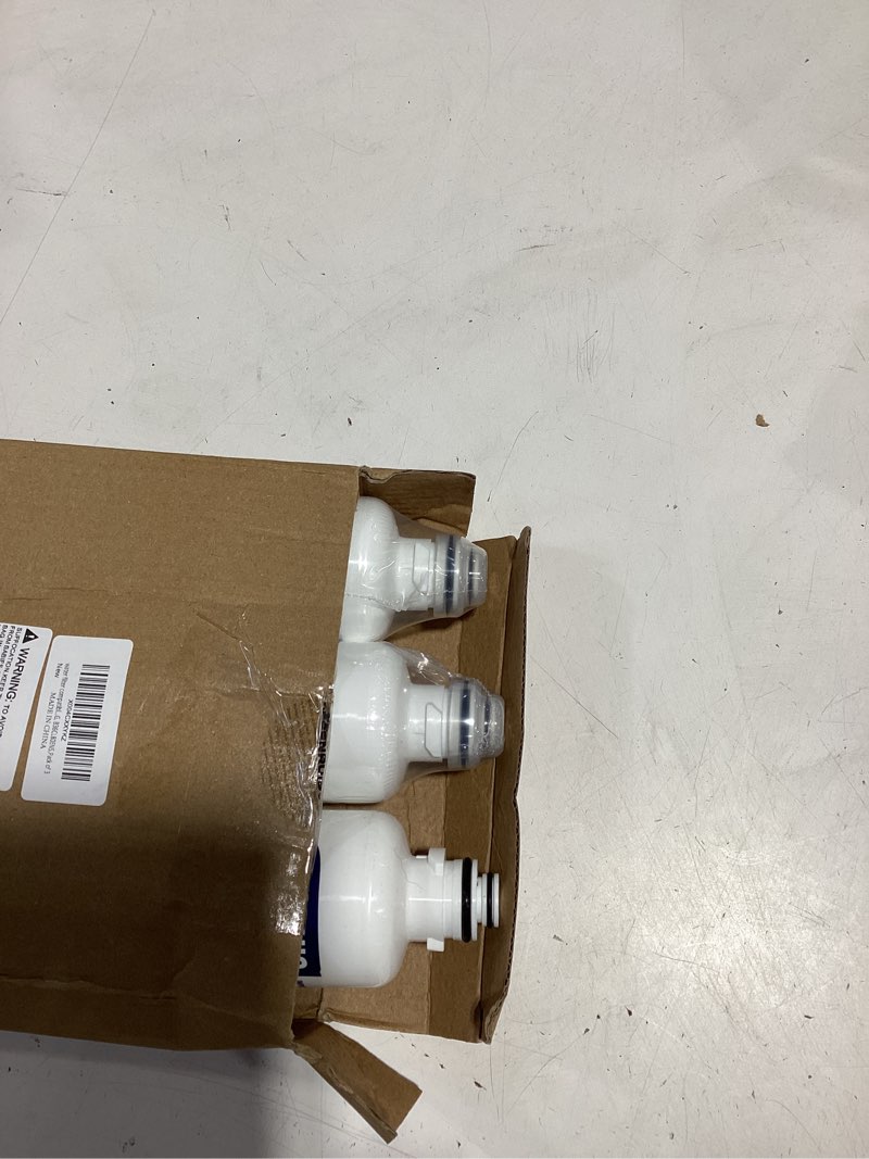 Condition photo showing As Is for 11032531 borplftr50 water filter replacement compatible with bosch thermador ultra clarity pro b36cl80ens, 12028325, wfc100mf, borplftr55, b36cl81eng, 3 pack, by desenruis