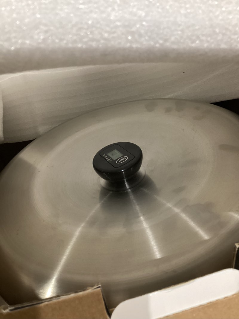 Condition photo showing As Is for GLACIER FRESH 2.25G Stainless Steel Countertop Water Filtration System, Gravity-Fed with Elarisey™ Filtration Technology, Reduces Heavy Metals, PFOA & PFOS, and Meets SGS Standards