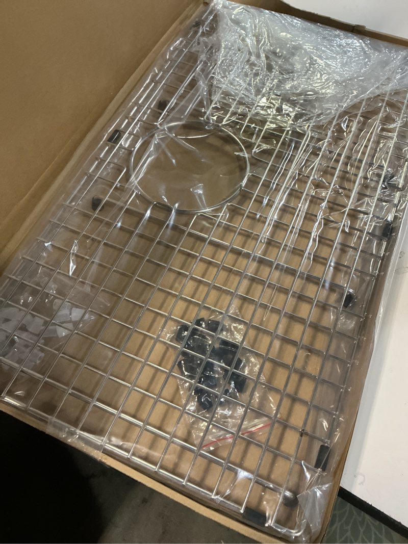 Condition photo showing New/Like New for Serene Valley Sink Bottom Grid 24-1/8" X 13-1/8", Rear Drain with Corner Radius 3/16", Sink Protector NDG2413R