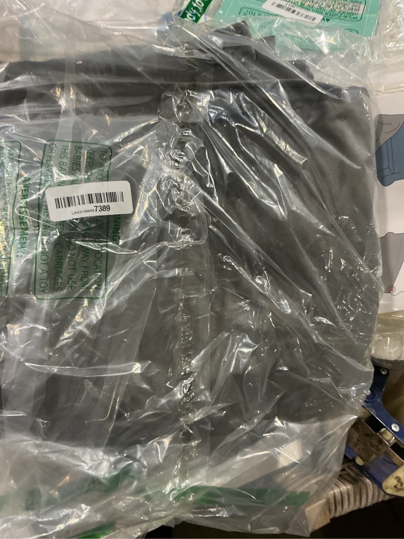 Condition photo showing Good Condition for bgment grey velvet curtains 84 inches long, thermal insulated blackout velvet curtains noise reduce back tab and rod pocket luxury panels for bedroom/living room, 2 panels, 52 x 84 inch 52"w x 84"l (pack of 2) grey