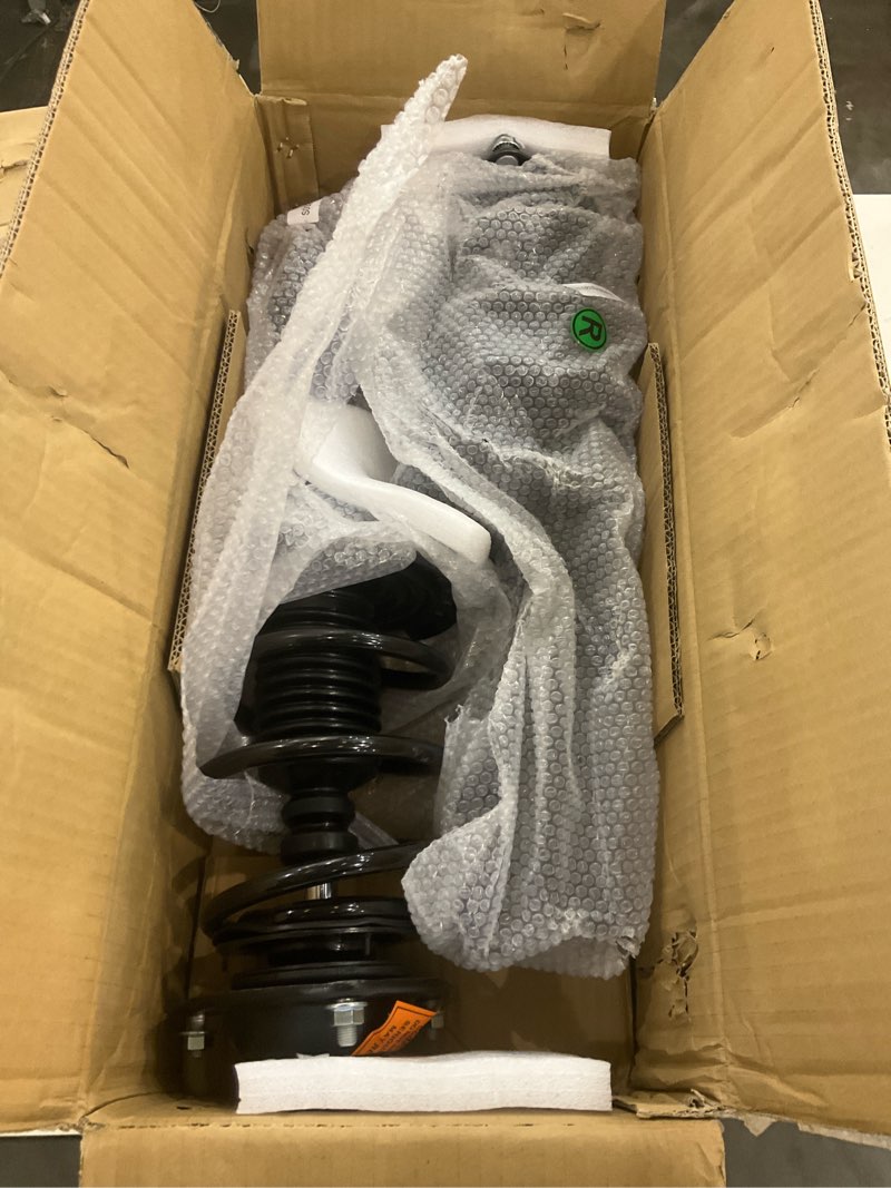 Front and rear struts with coil spring 