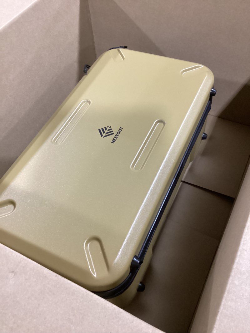 ELECOM NESTOUT Gear Storage Case, Lightweight Hard Shell Organizer, Water-Resistant, Stackable Organ